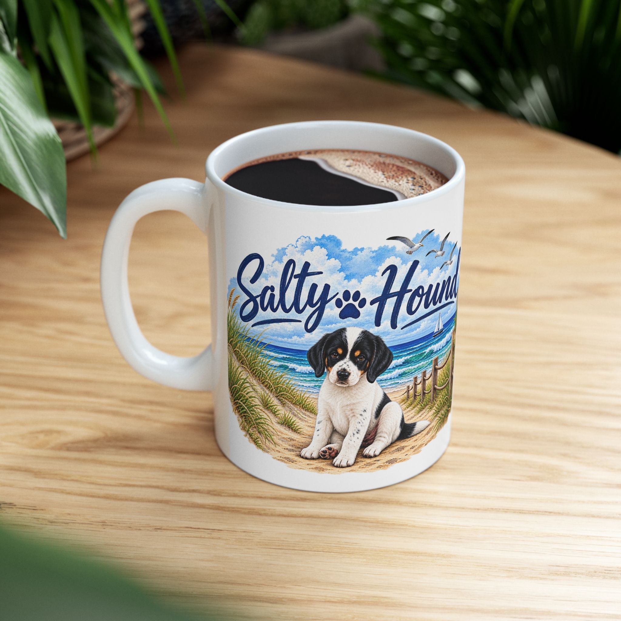 Salty Hound Beachside Puppy Mug