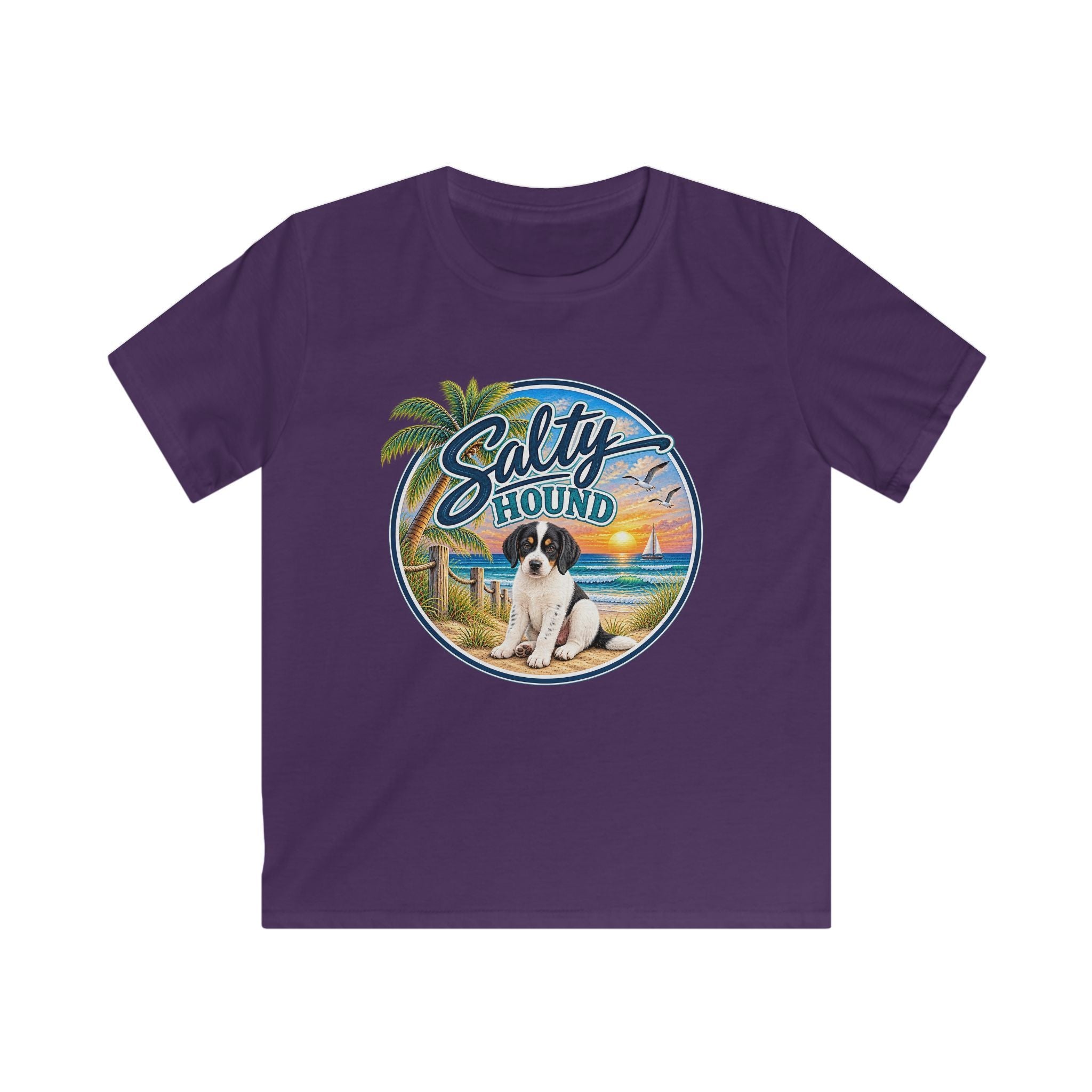 Salty Hound Beachside Puppy Kids T-Shirt