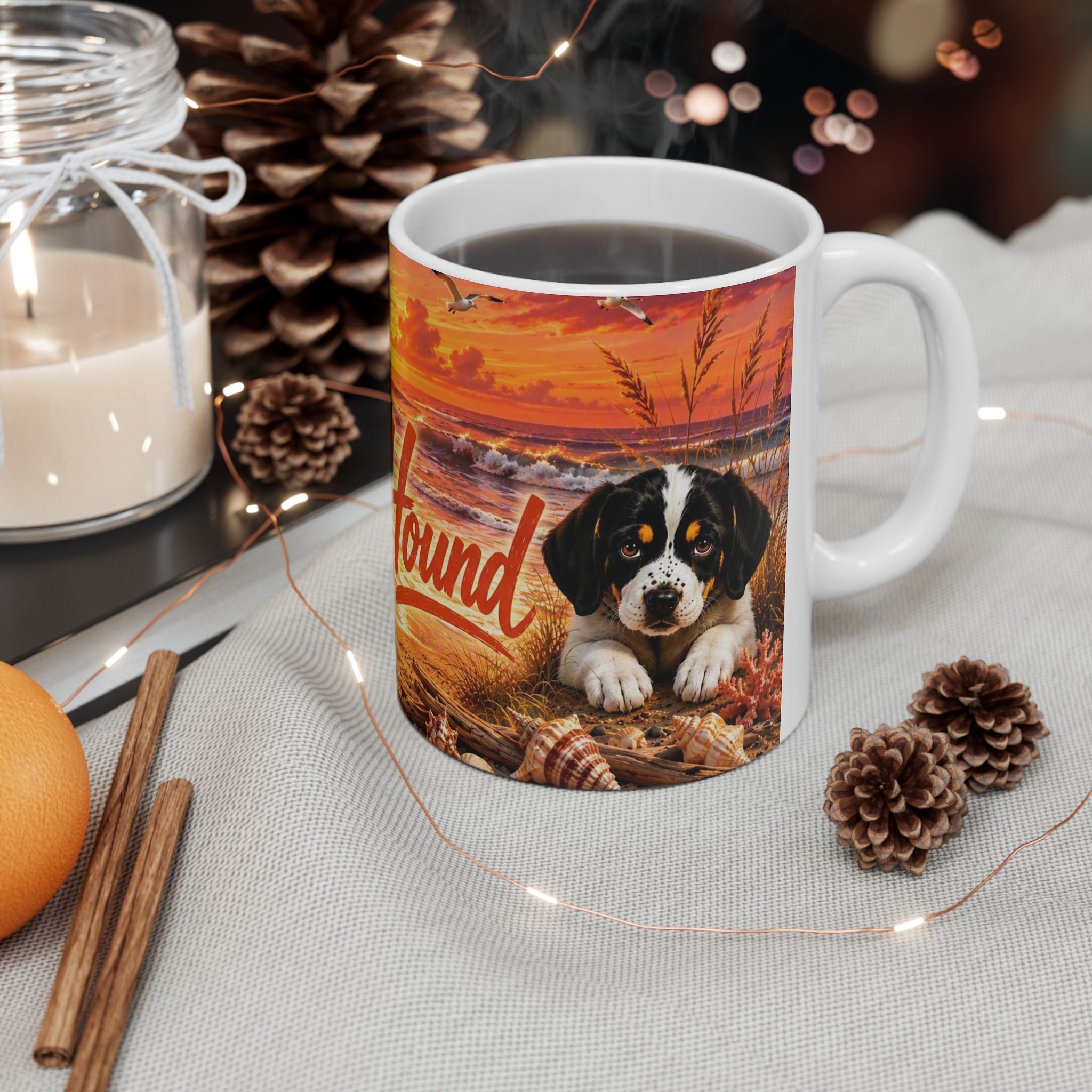 Salty Hound Sunset Mug