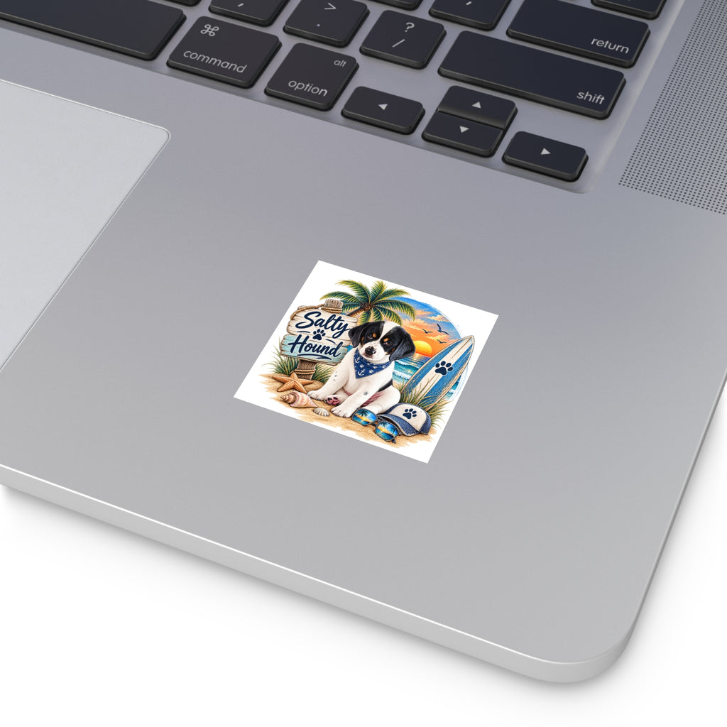 Salty Hound Beach Puppy Sticker
