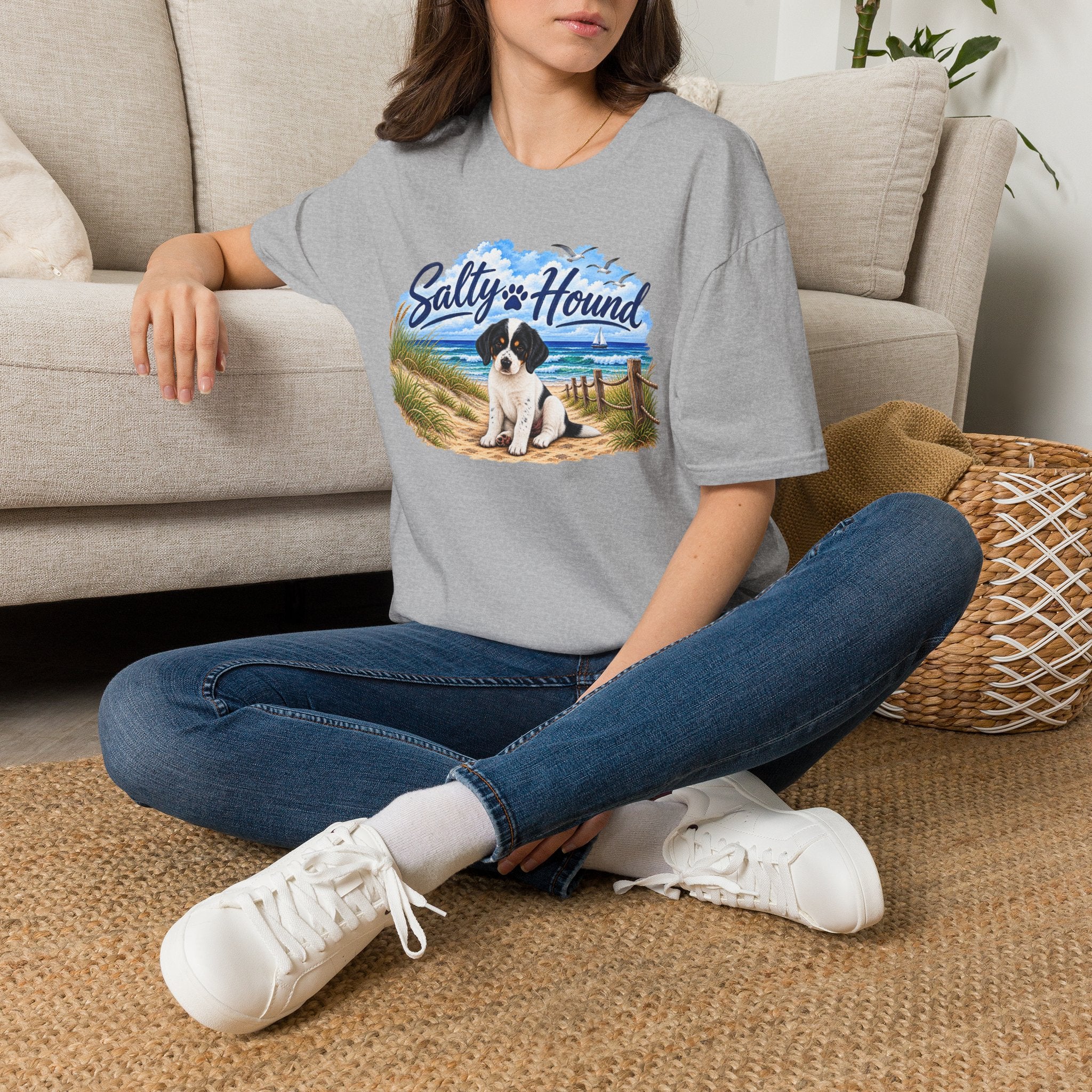 Salty Hound Beach Puppy Original T-Shirt