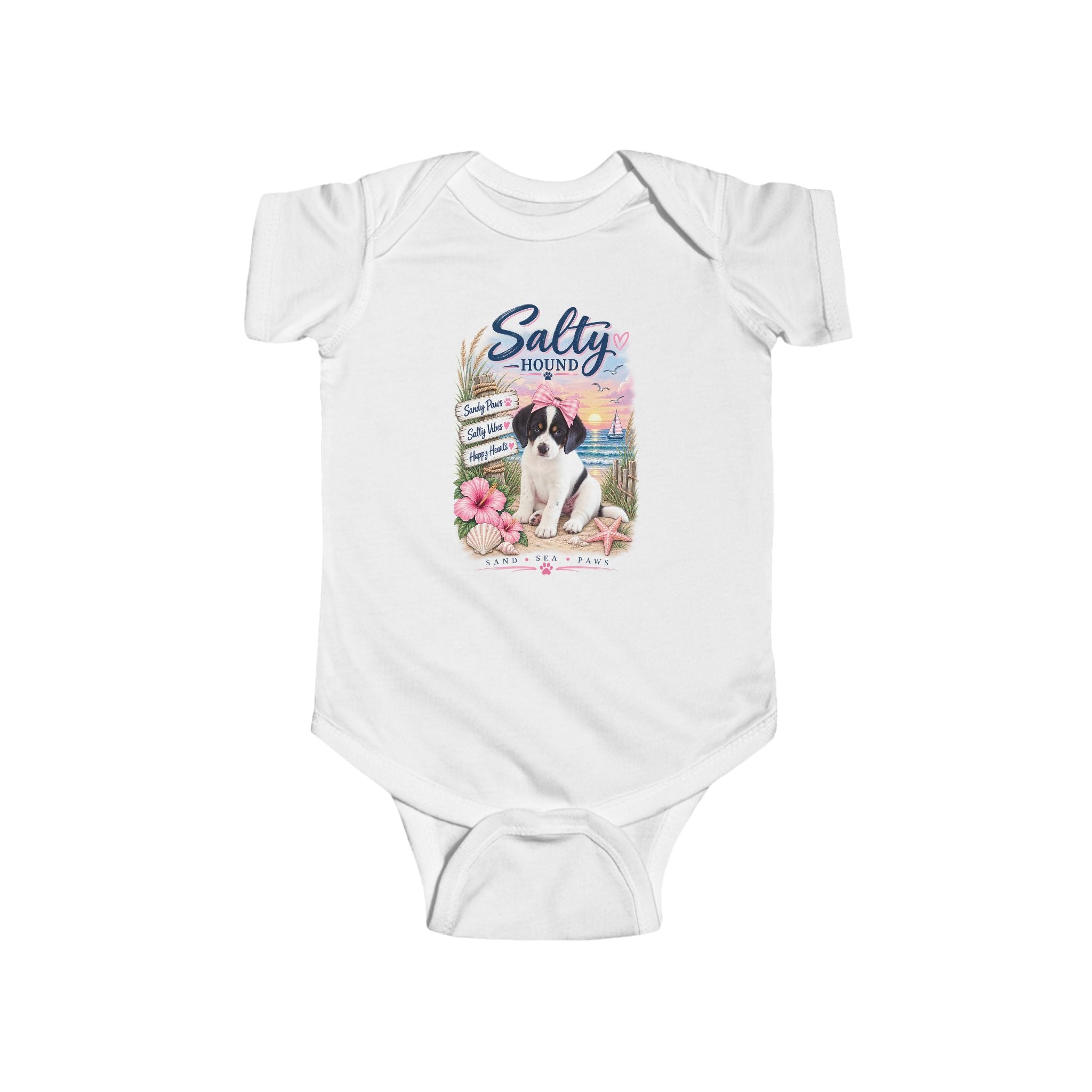 Salty Hound Sunset Baby Onesie
