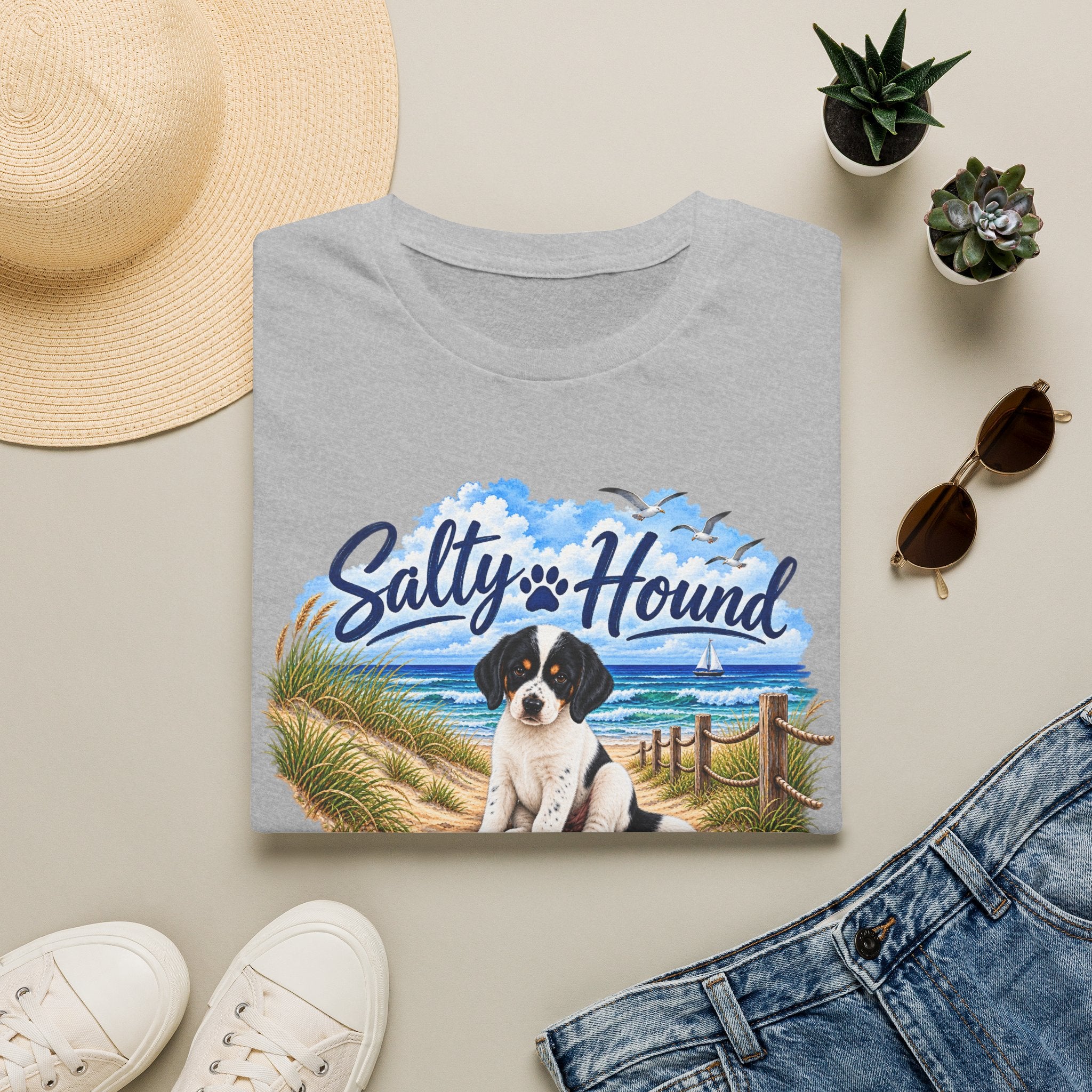Salty Hound Beach Puppy Original T-Shirt