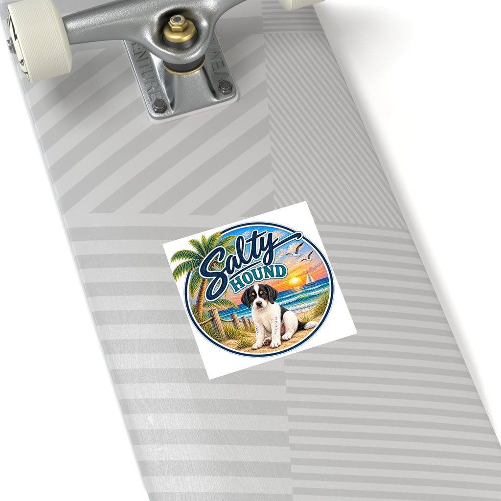 Salty Hound Sunset Sticker