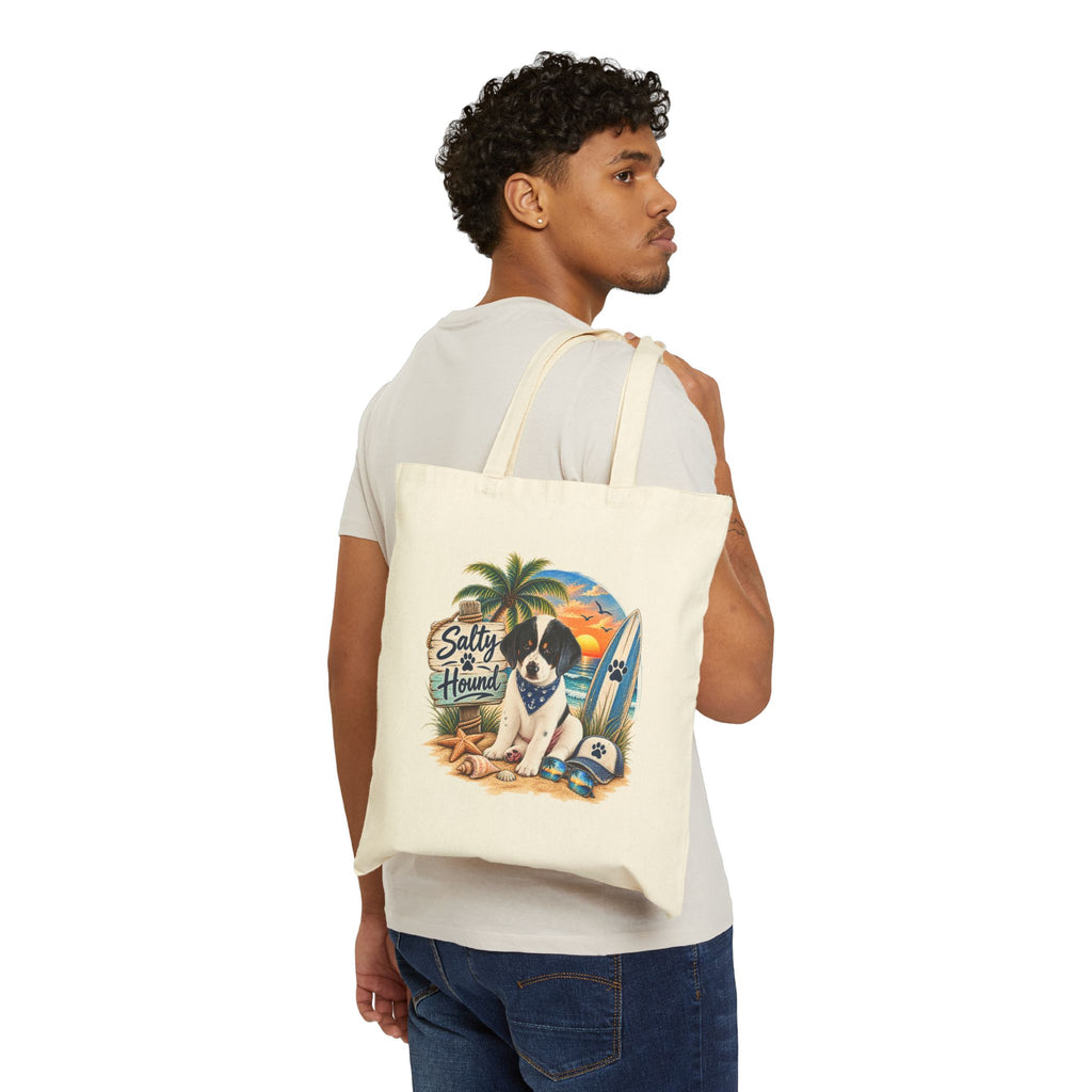 Salty Hound Beach Tote Bag
