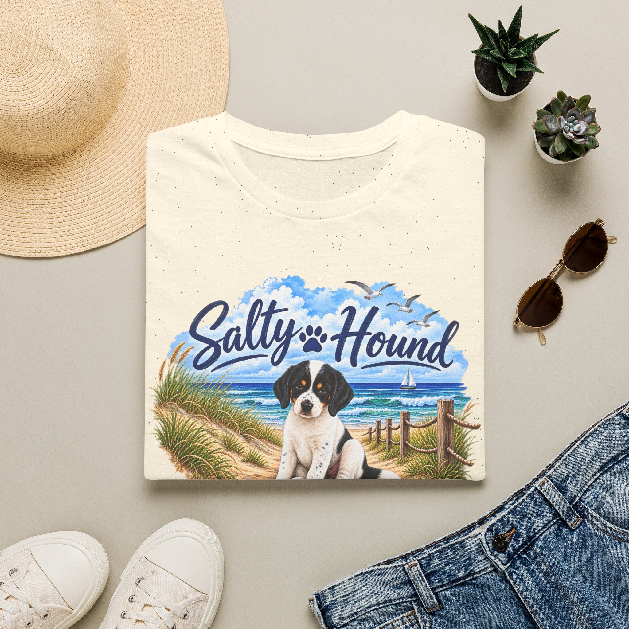 Salty Hound Beach Puppy Original T-Shirt