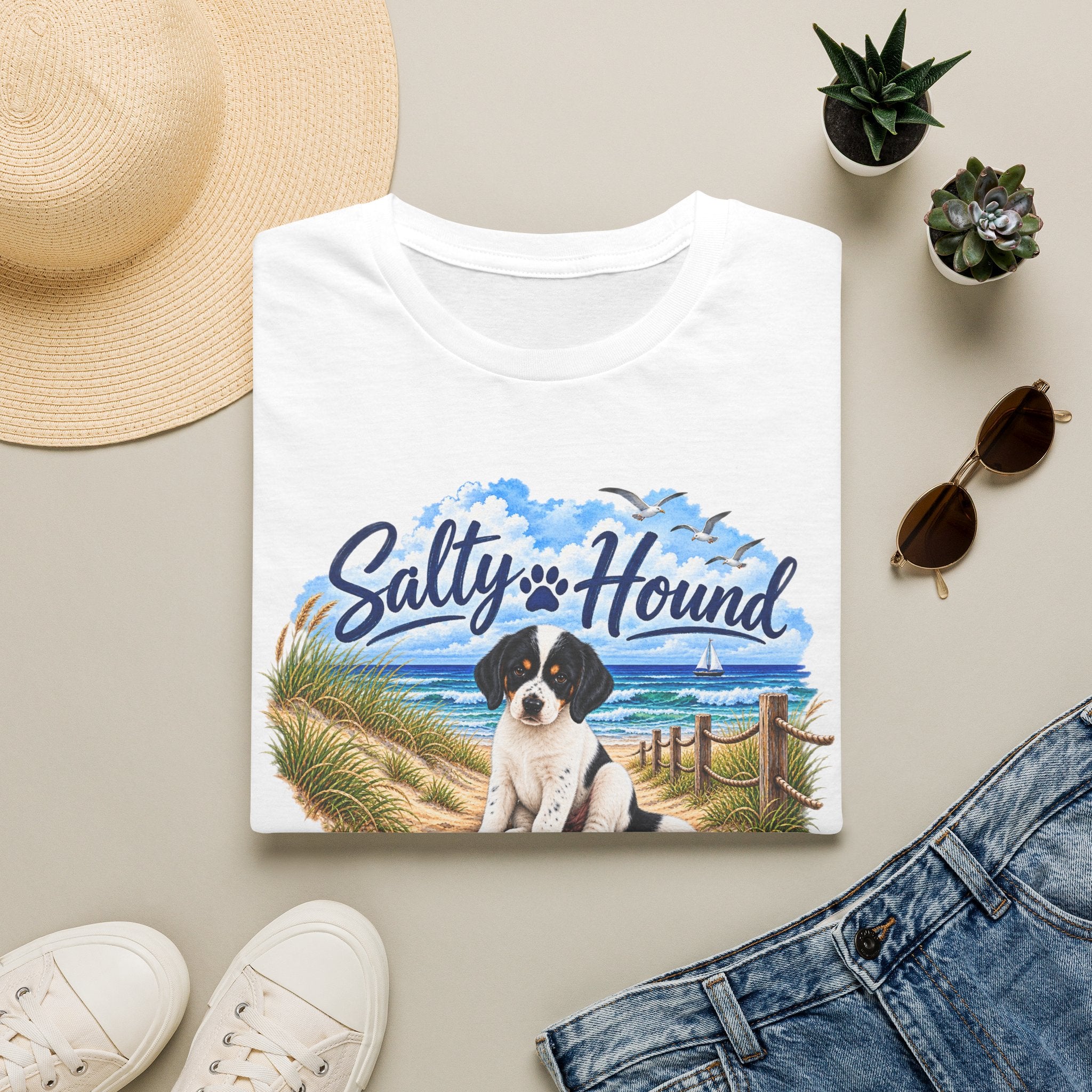 Salty Hound Beach Puppy Original T-Shirt