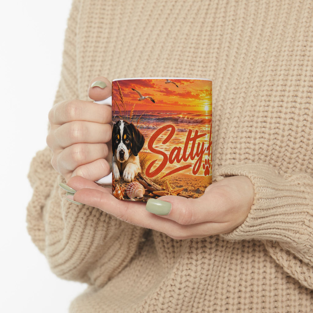 Salty Hound Sunset Mug