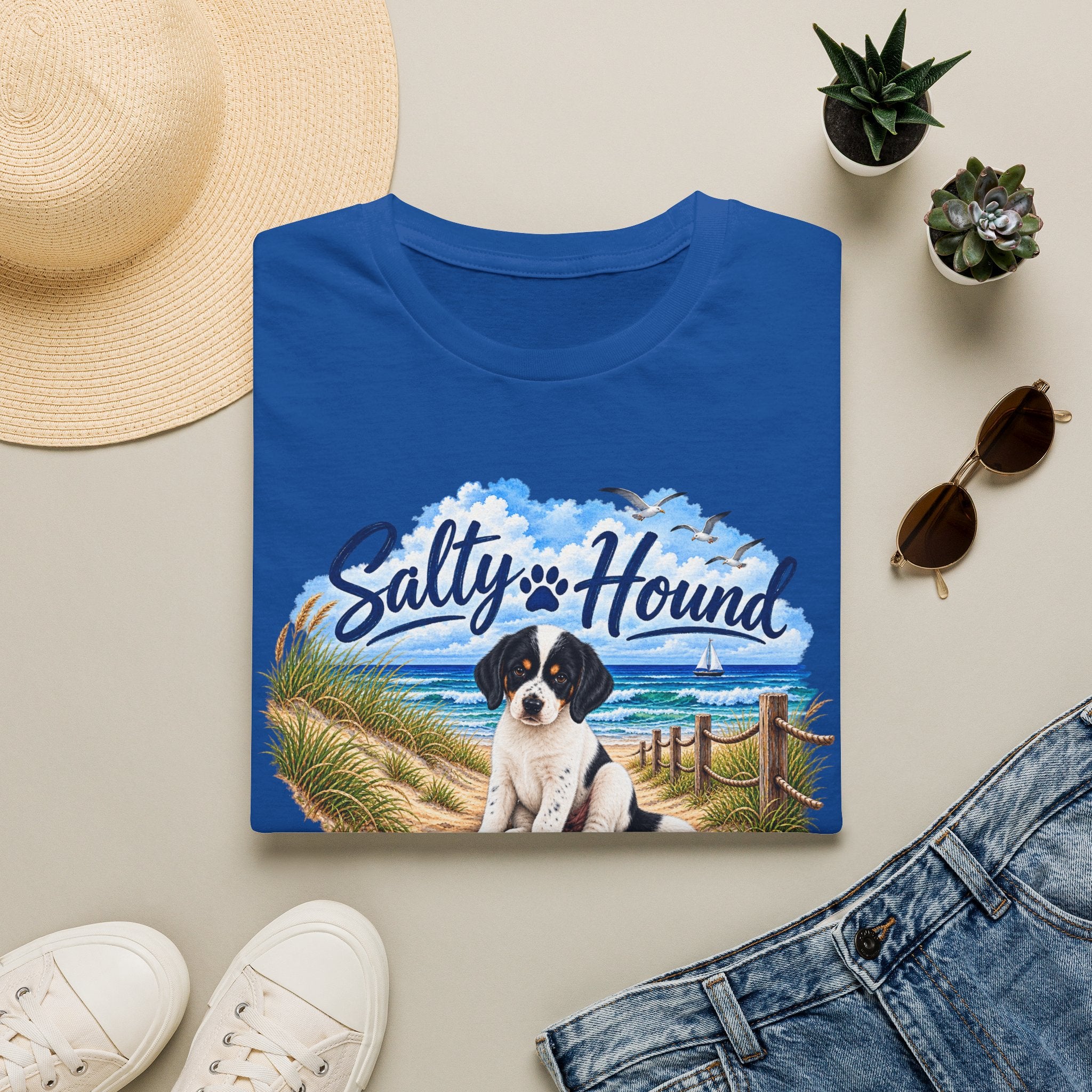 Salty Hound Beach Puppy Original T-Shirt