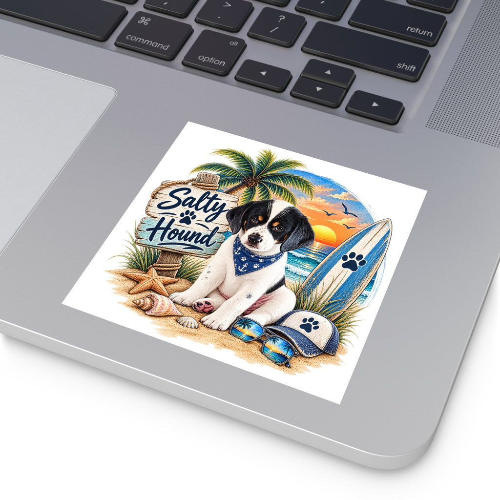 Salty Hound Beach Puppy Sticker