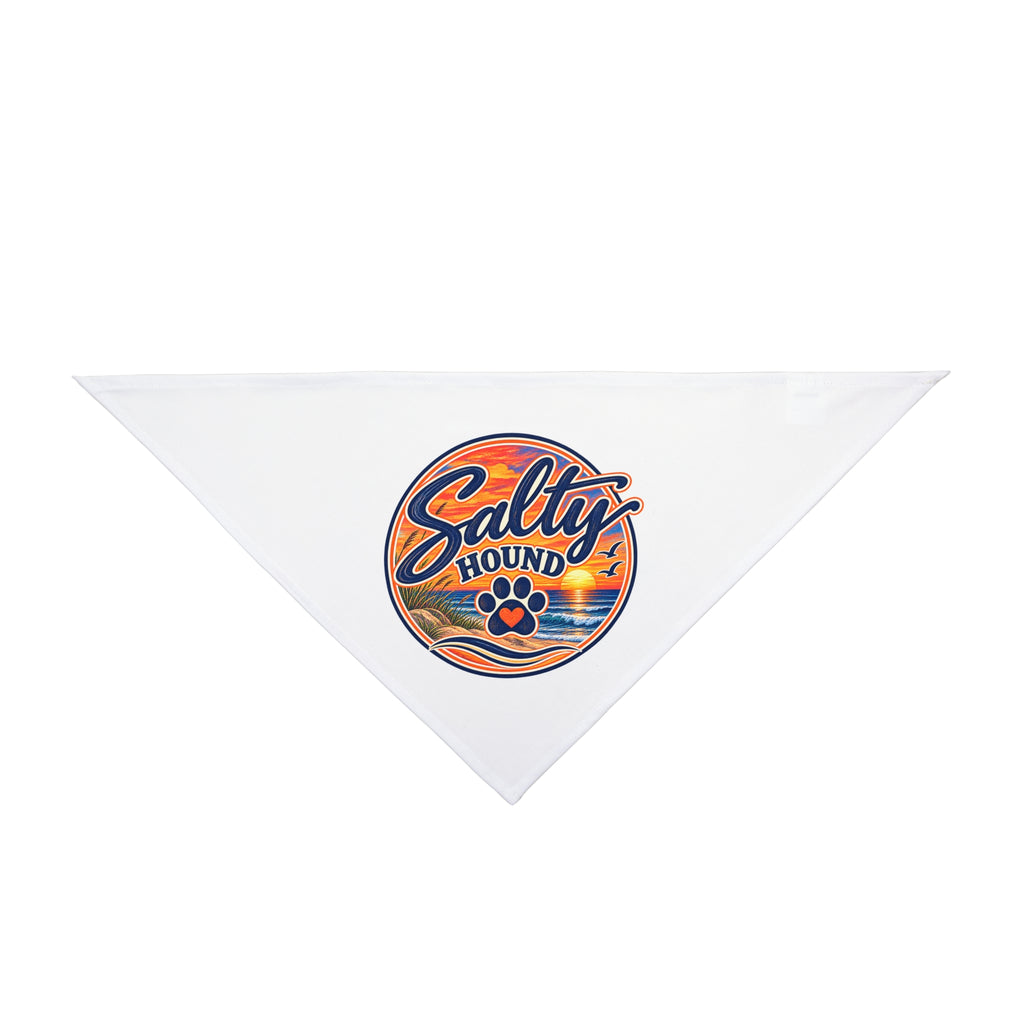 Salty Hound Sunset Logo Bandana