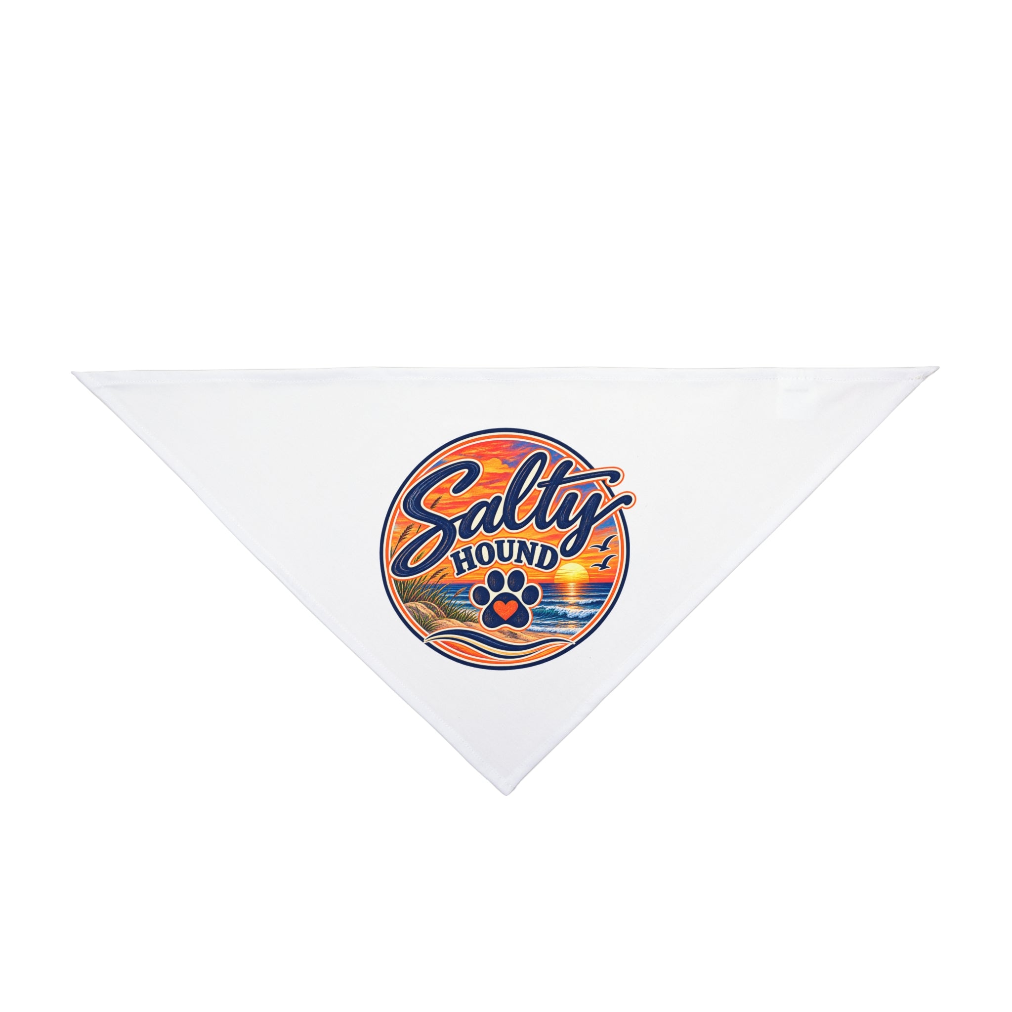 Salty Hound Sunset Logo Bandana
