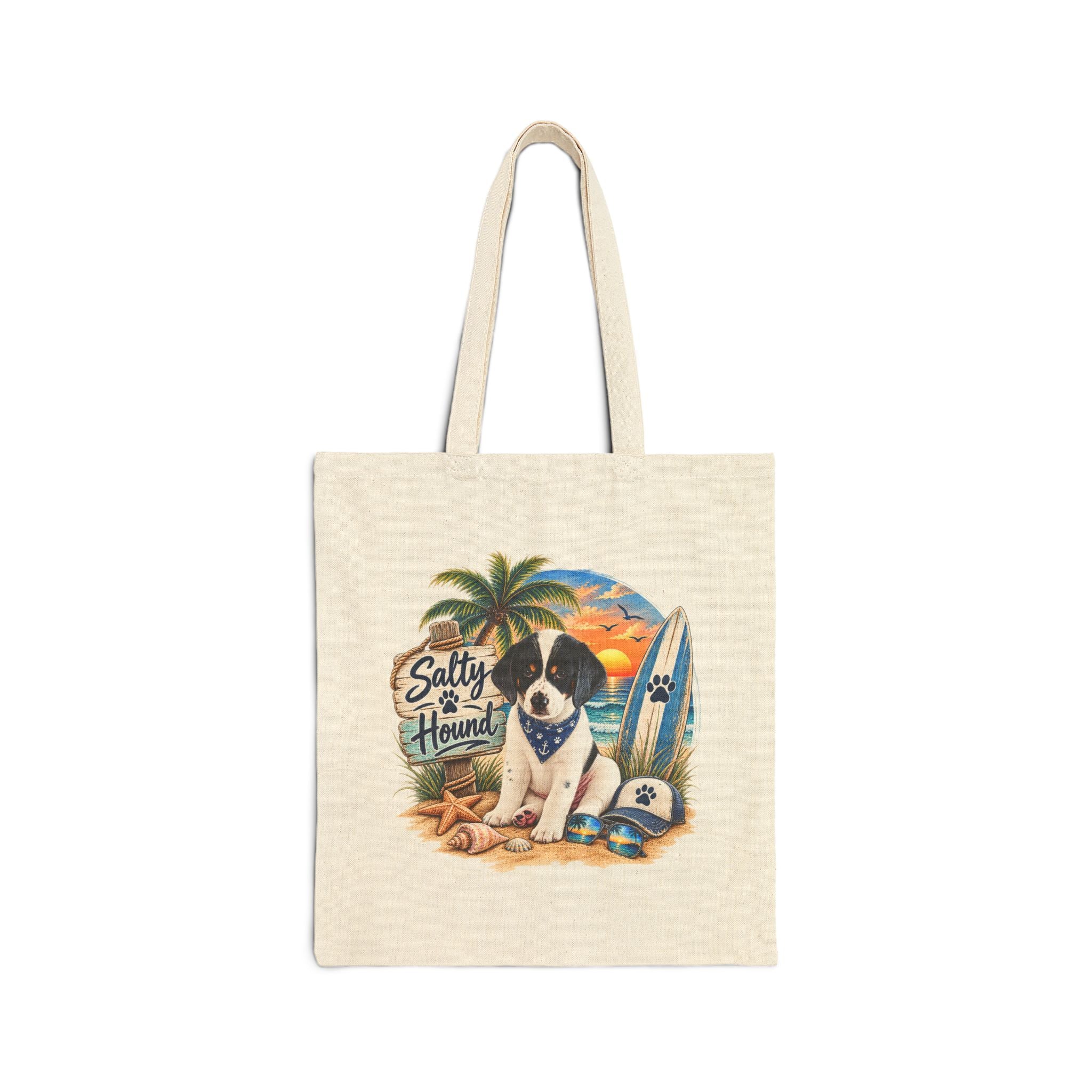 Salty Hound Beach Tote Bag