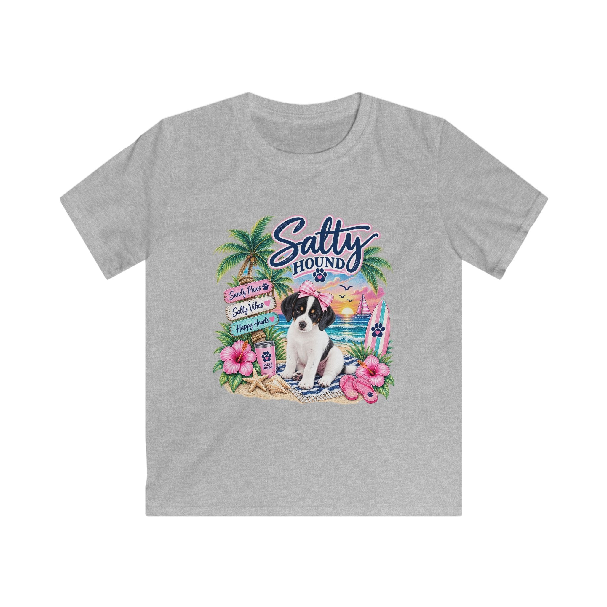 Salty Hound Sandy Paws Kids Beach T-Shirt