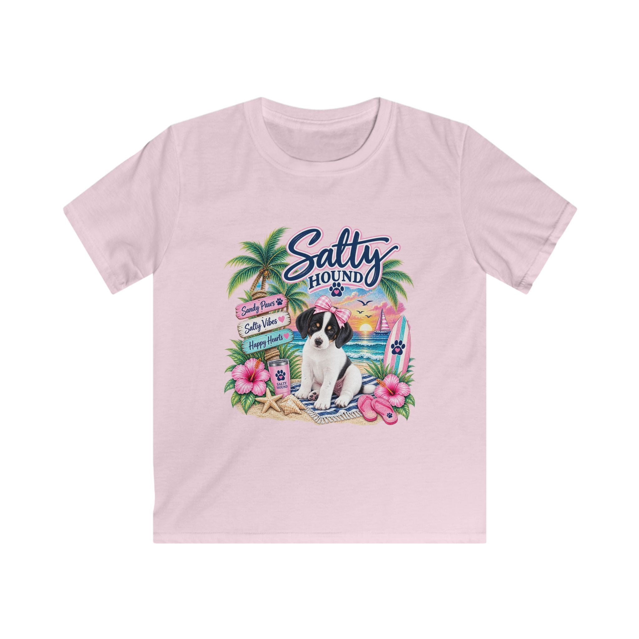 Salty Hound Sandy Paws Kids Beach T-Shirt