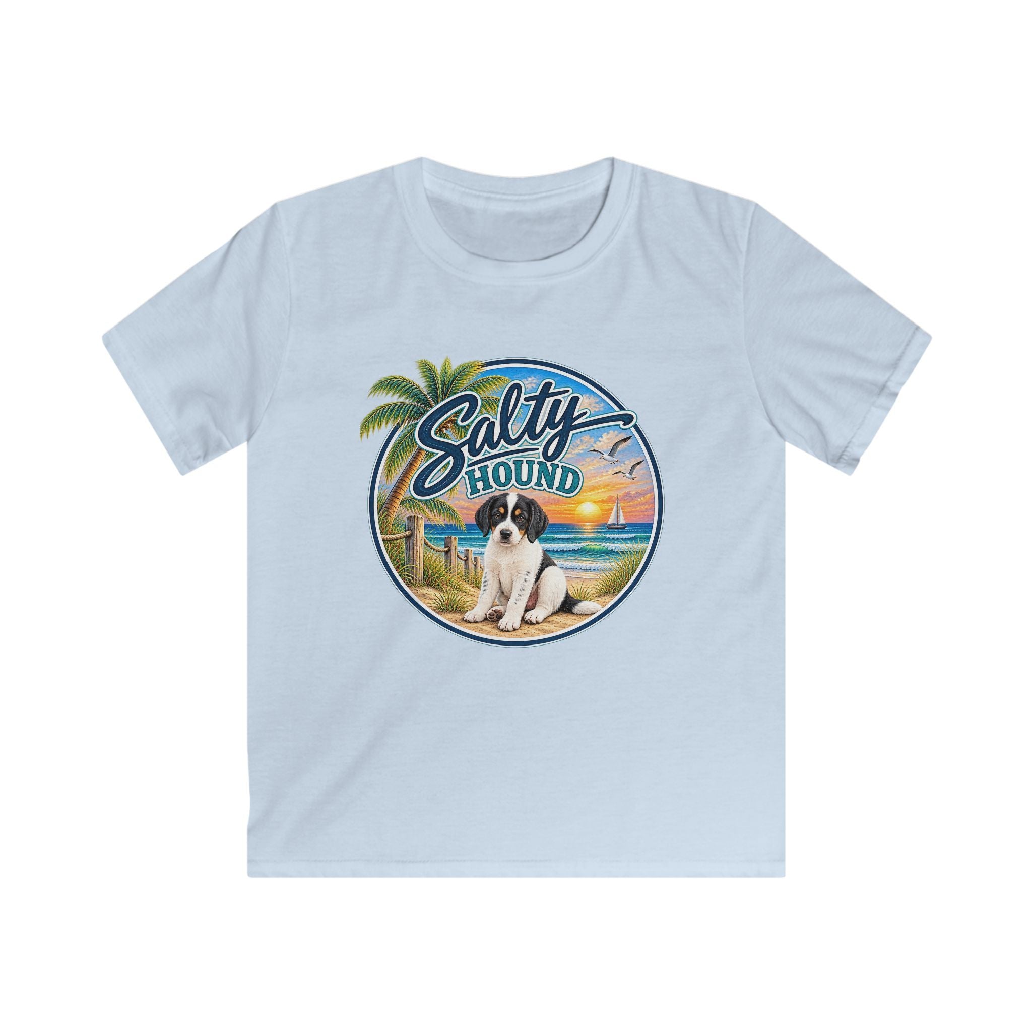 Salty Hound Beachside Puppy Kids T-Shirt
