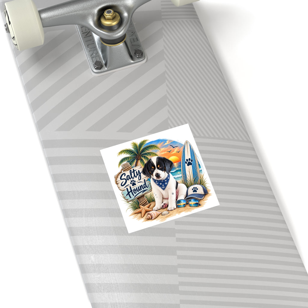 Salty Hound Beach Puppy Sticker