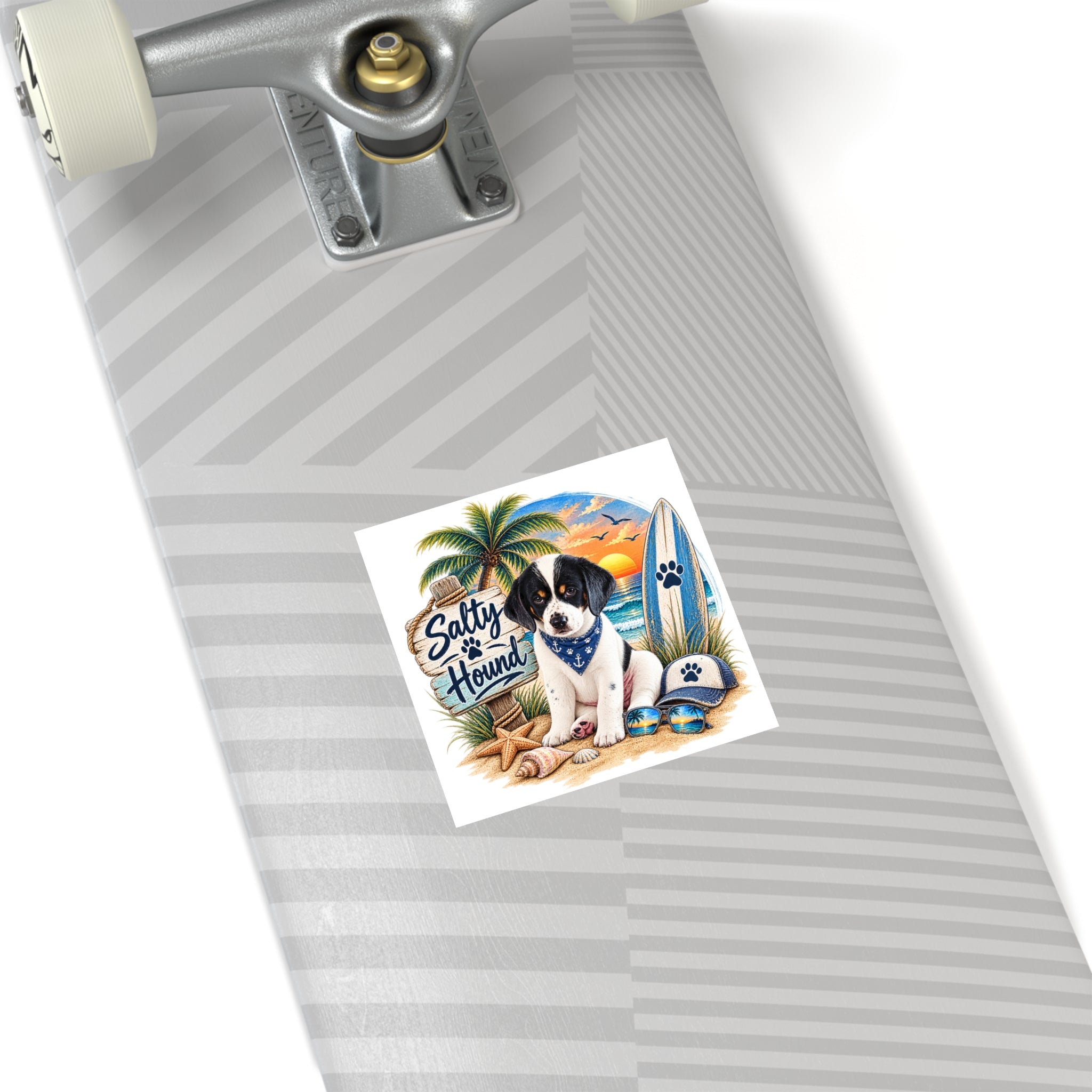 Salty Hound Beach Puppy Sticker