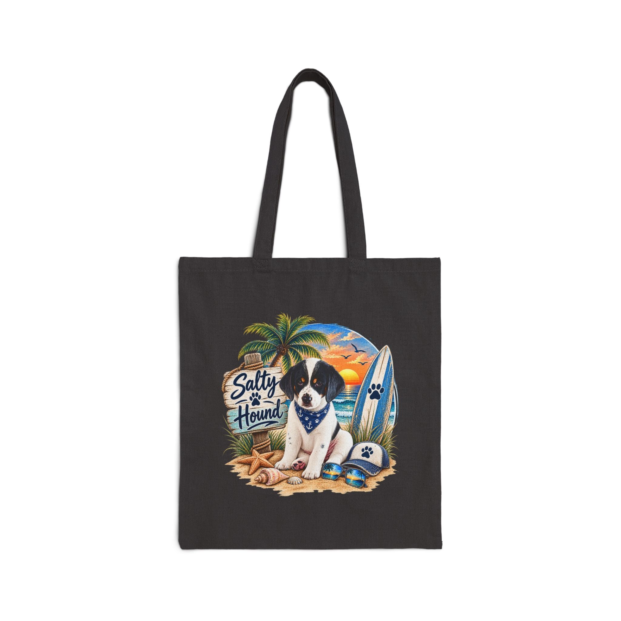 Salty Hound Beach Tote Bag
