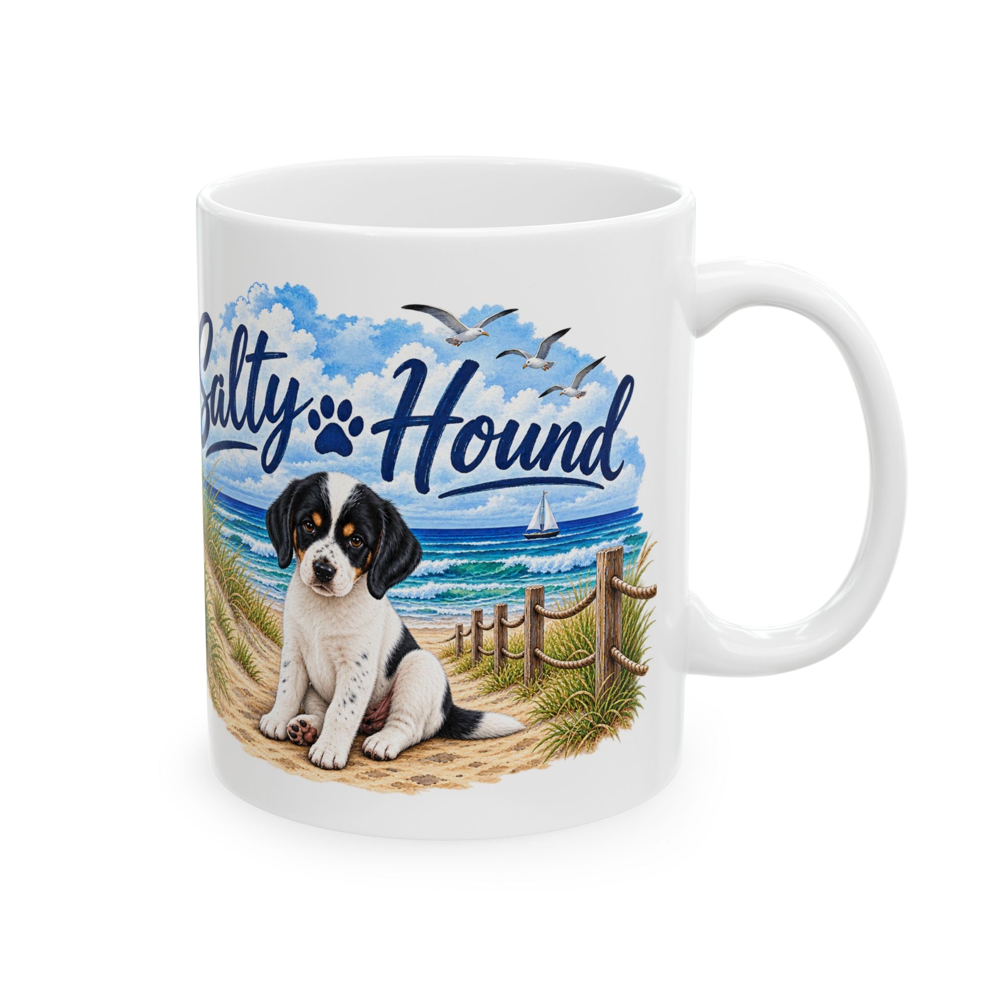 Salty Hound Beachside Puppy Mug