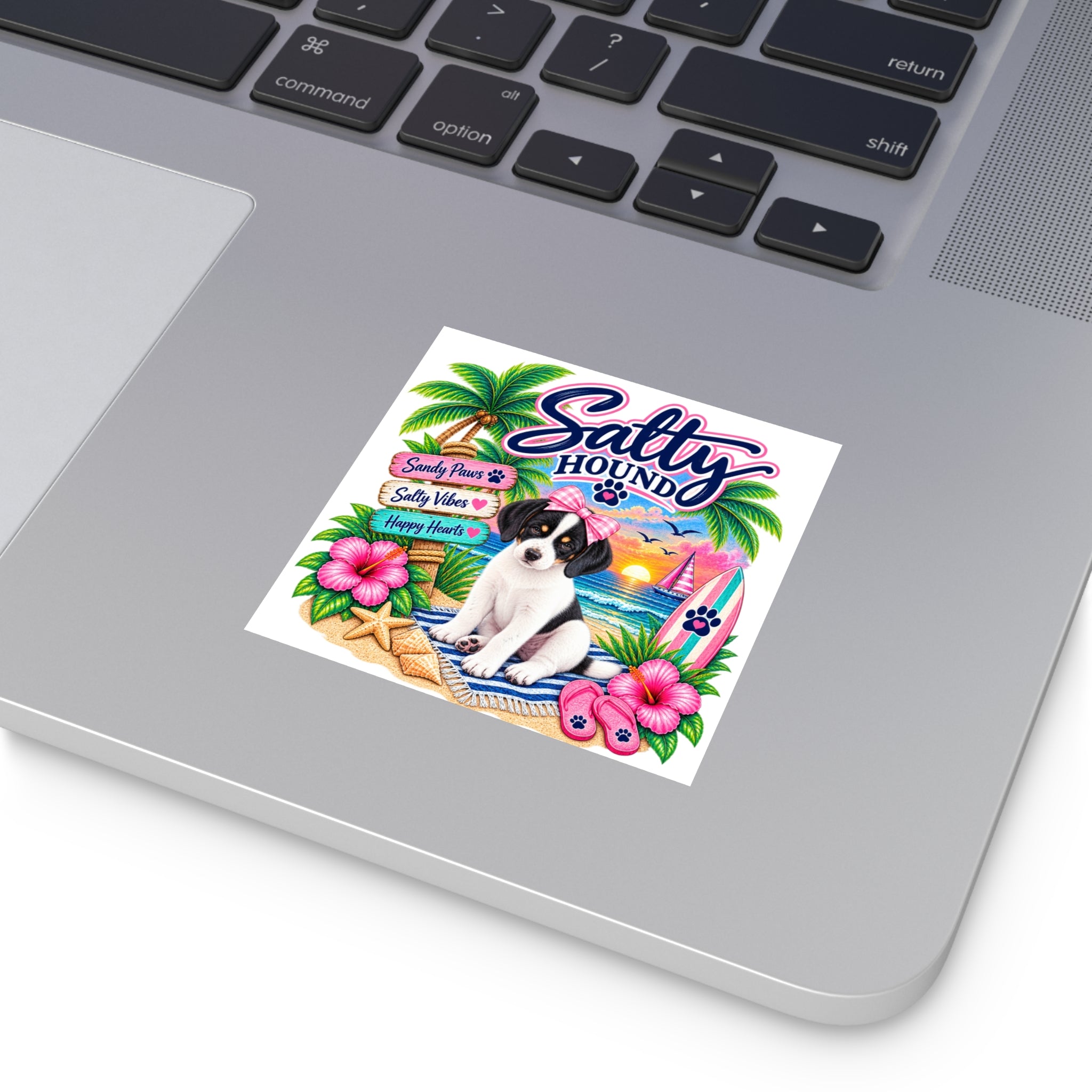 Salty Hound Sandy Paws Sticker