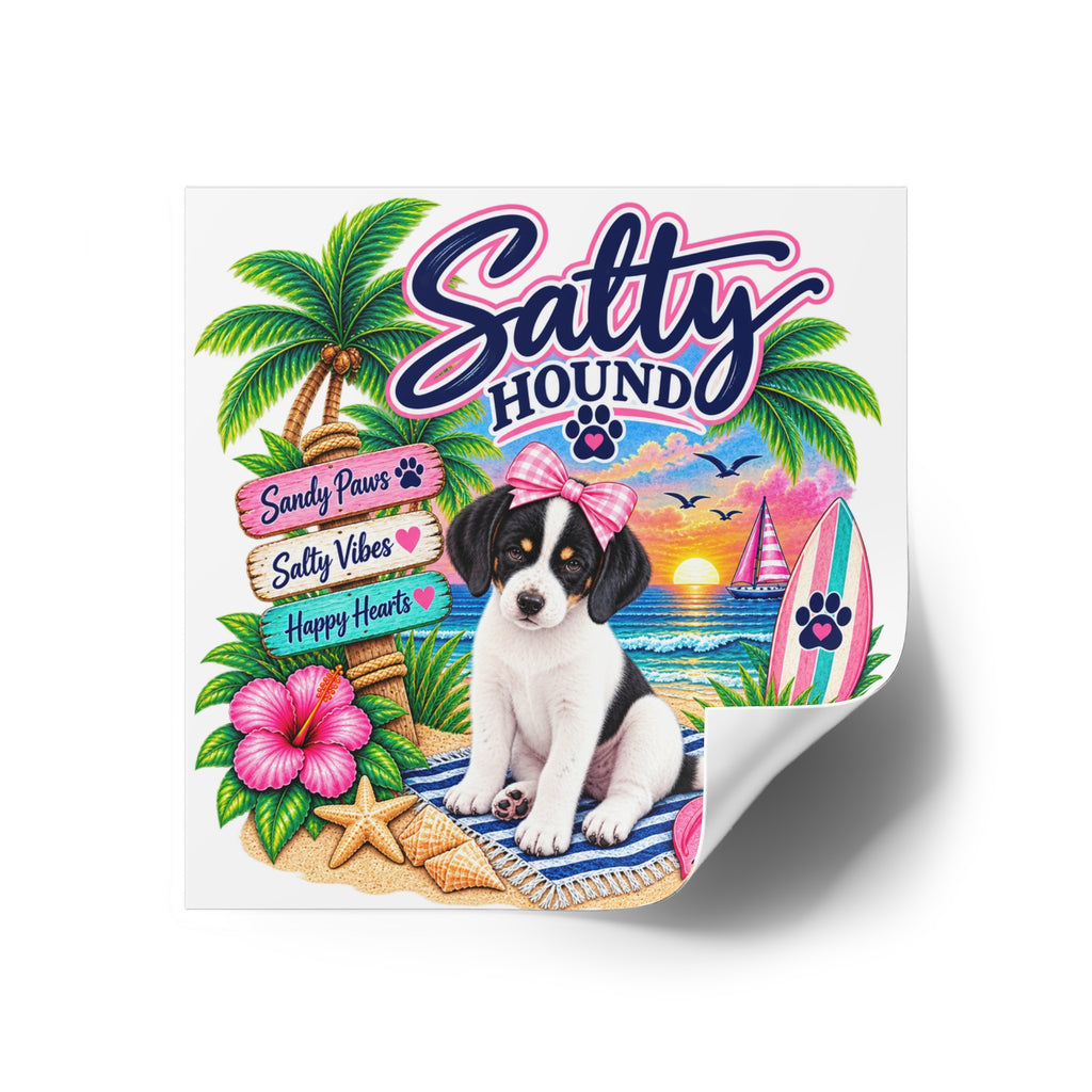 Salty Hound Sandy Paws Sticker