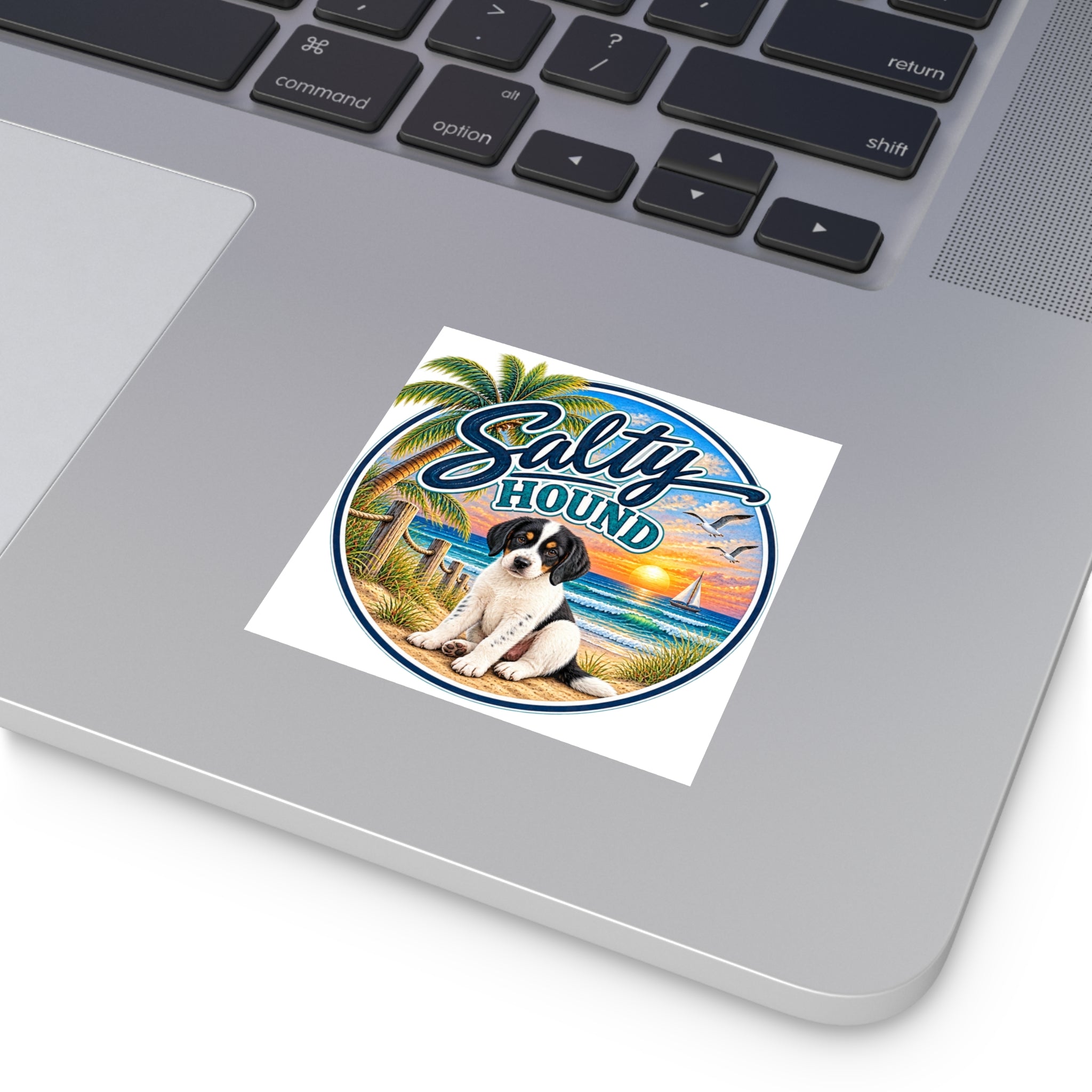Salty Hound Sunset Sticker