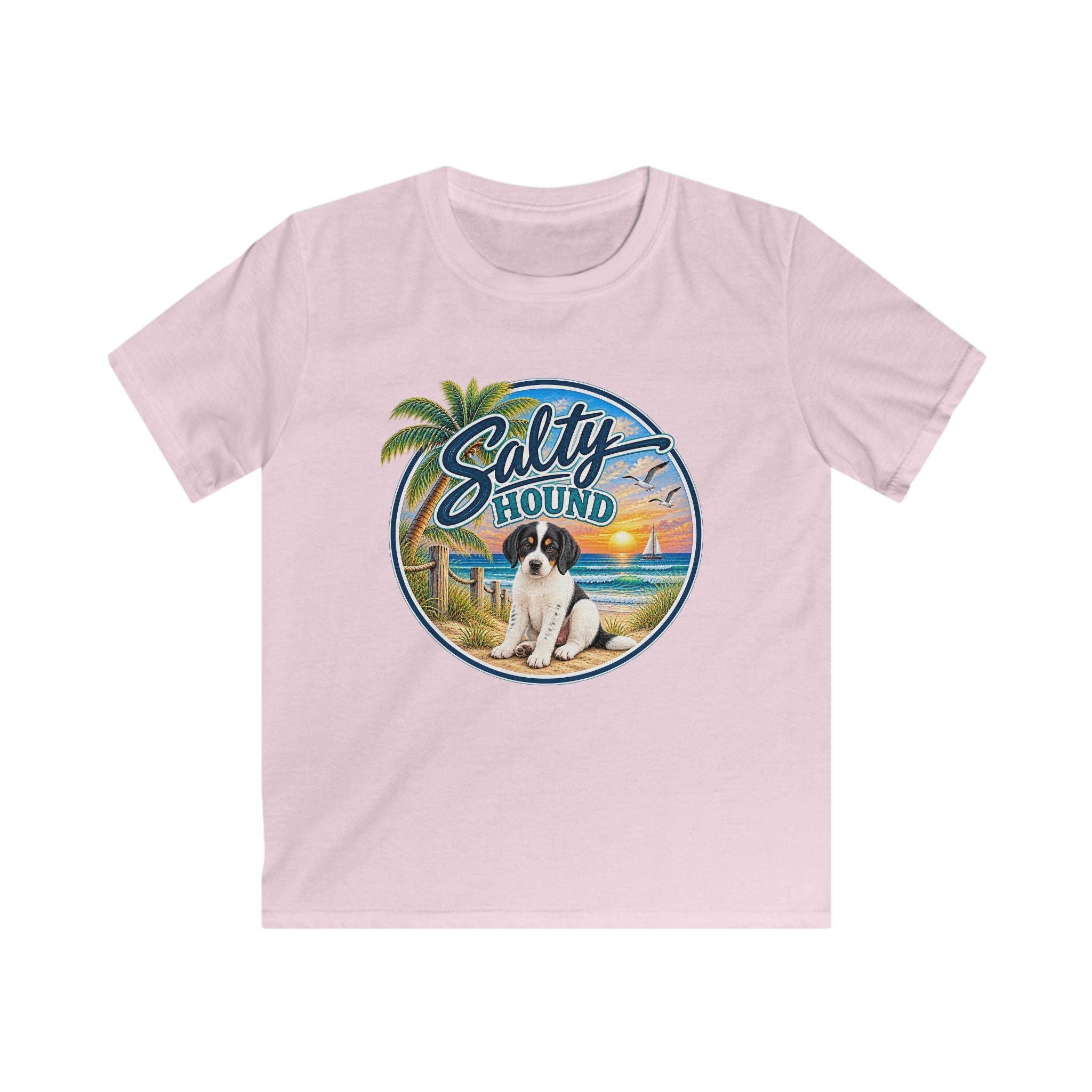 Salty Hound Beachside Puppy Kids T-Shirt