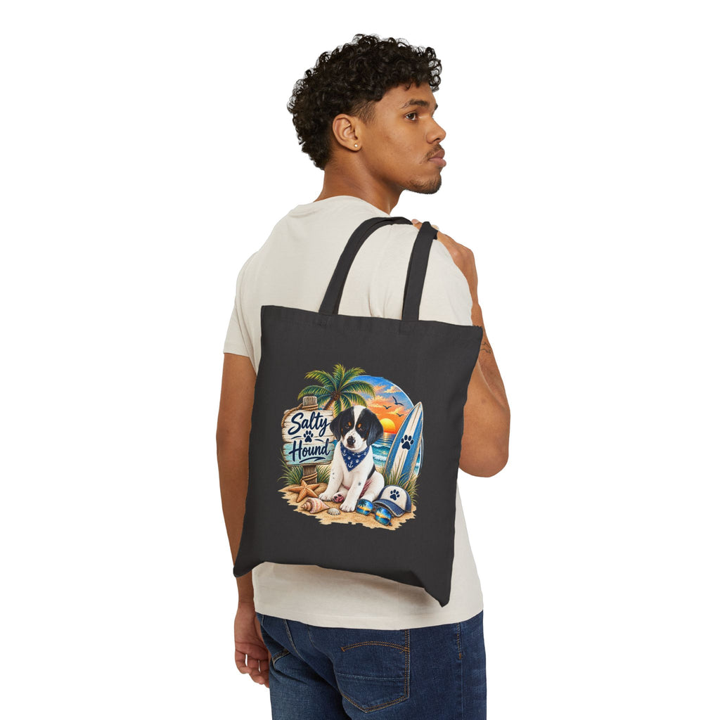 Salty Hound Beach Tote Bag