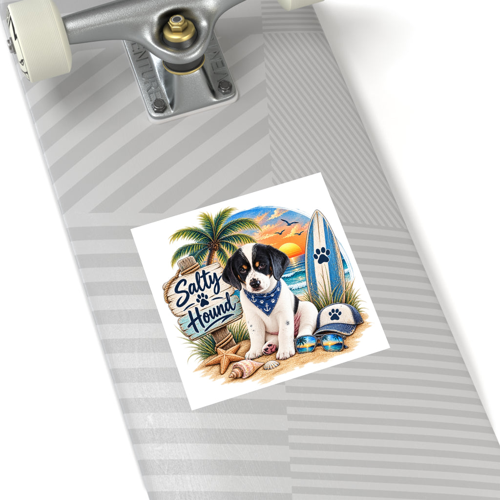 Salty Hound Beach Puppy Sticker