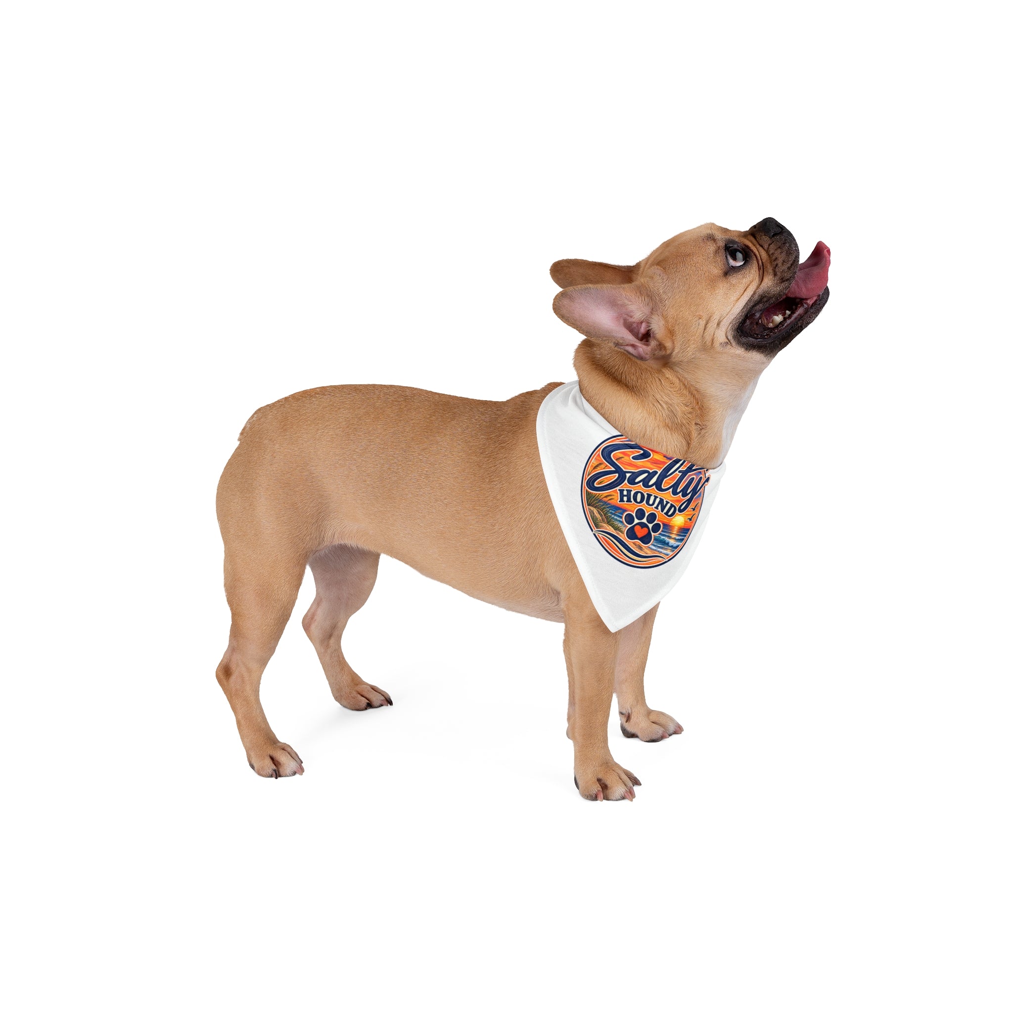 Salty Hound Sunset Logo Bandana