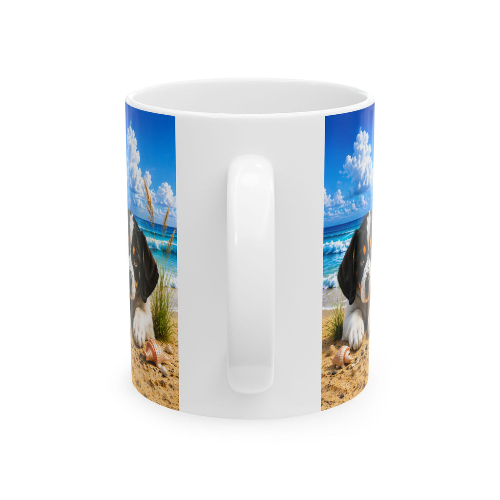 Salty Hound Beach Puppy Ceramic Mug