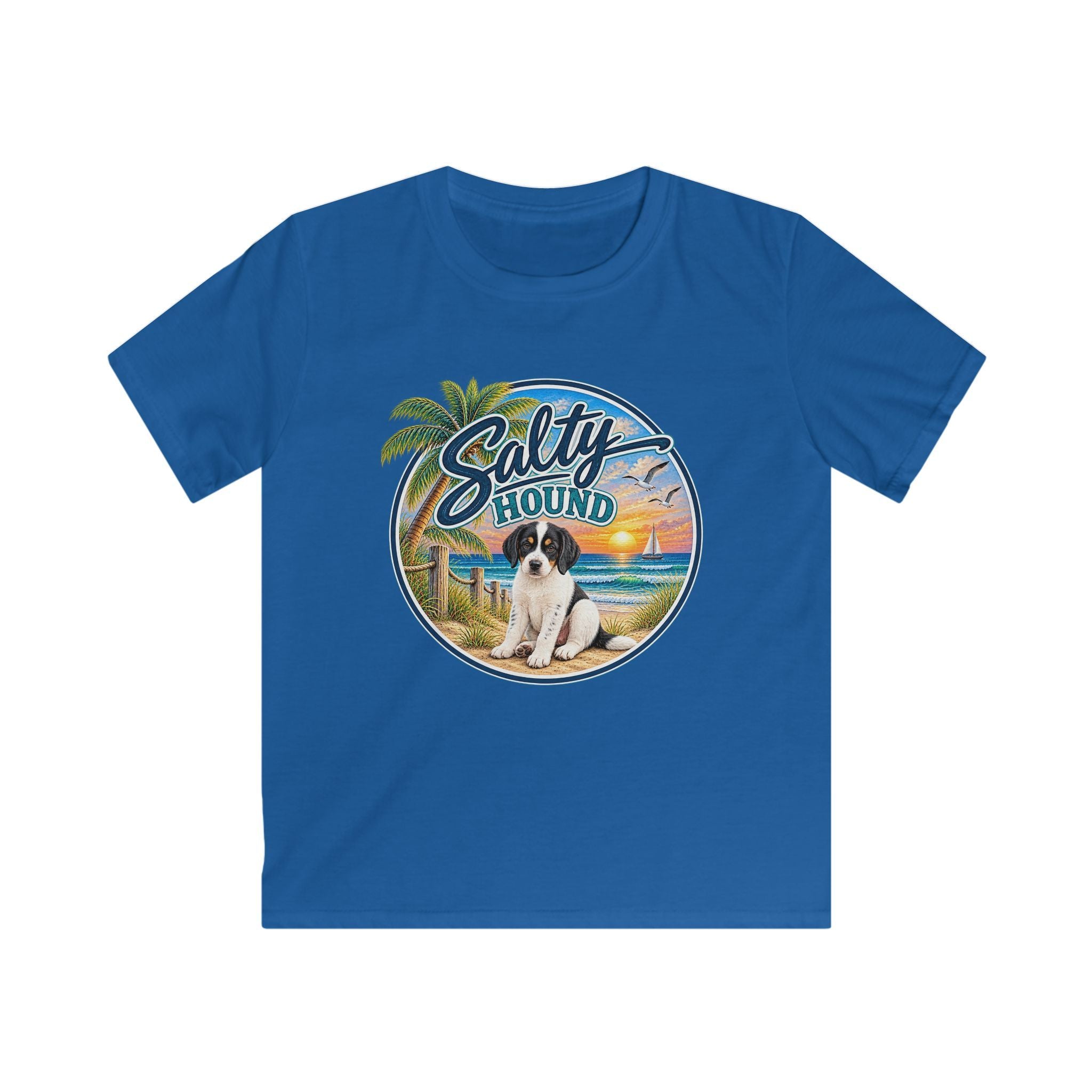 Salty Hound Beachside Puppy Kids T-Shirt