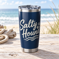 Salty Hound Navy Tumbler