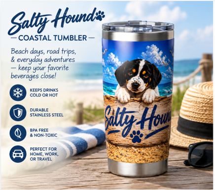 Beach Puppy Tumbler